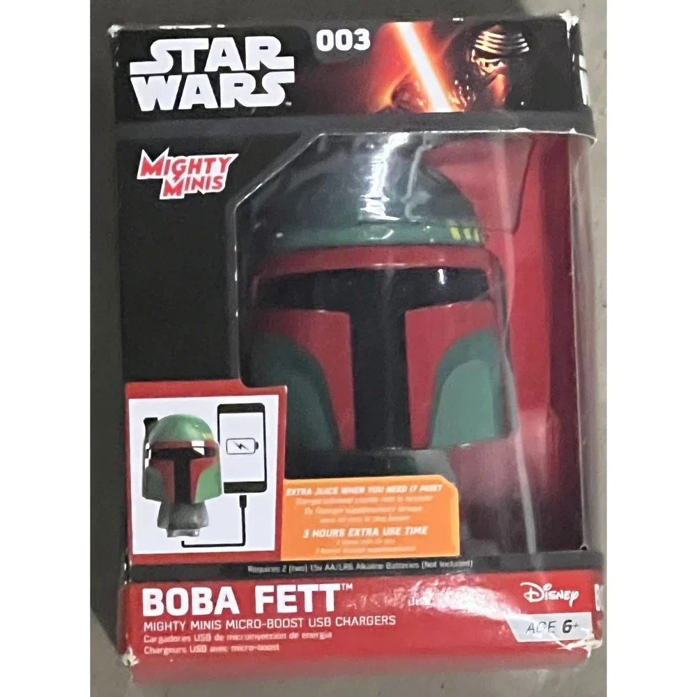 Star Wars Boba Fett Mighty Minis Micro Boost USB Charger